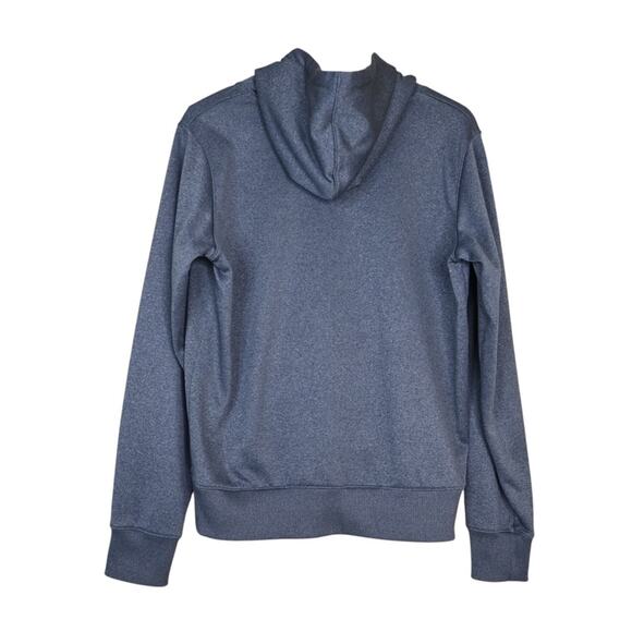 Under Armour Cold Gear Womens L Semi Fitted Gray Hoodie with Pink Logo - Picture 2 of 8